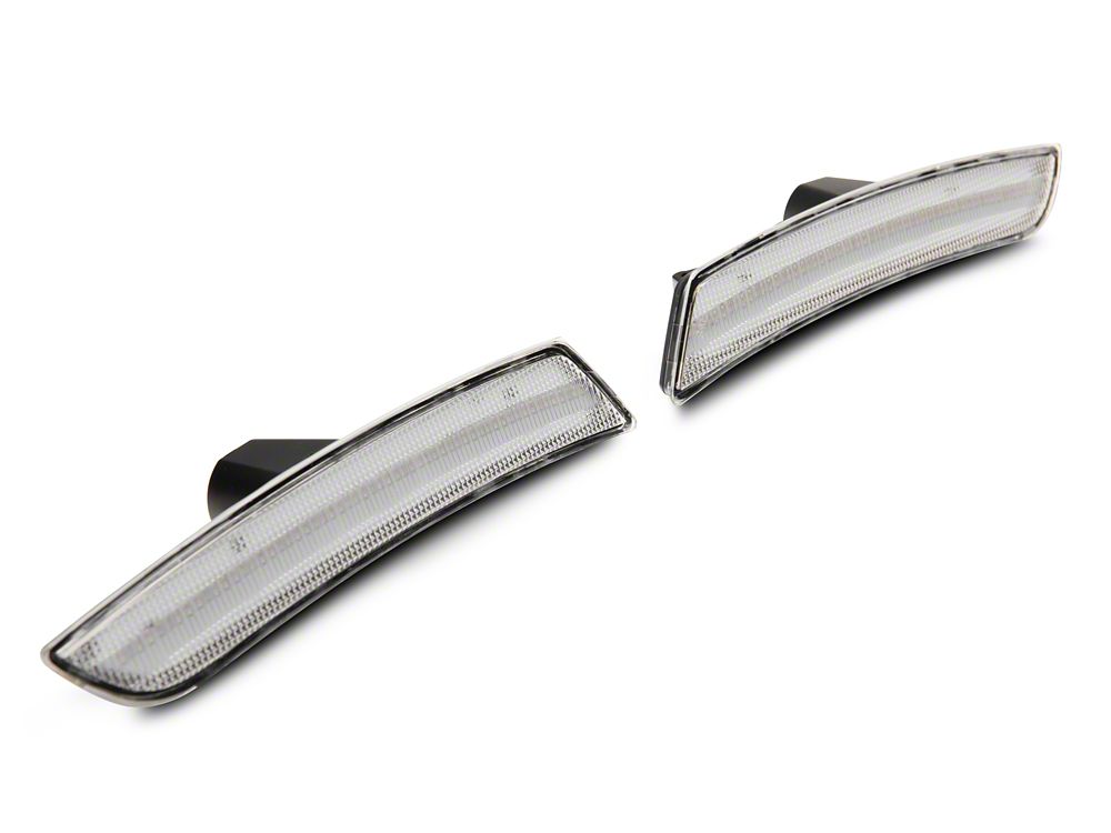Raxiom Axial Series LED Front and Rear Side Markers; Clear Raxiom Axial Series LED Front and Rear Side Markers; Clear