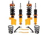 Front and Rear Coil-Over Kit; Gold (10-15 Camaro)