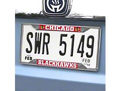License Plate Frame with Chicago Blackhawks Logo (Universal; Some Adaptation May Be Required)