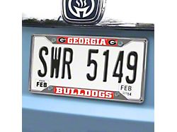 License Plate Frame with University of Georgia Logo (Universal; Some Adaptation May Be Required)