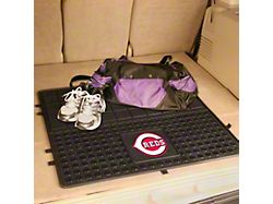 Molded Trunk Mat with Cincinnati Reds Logo (Universal; Some Adaptation May Be Required)