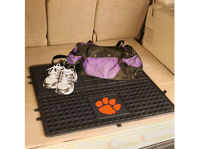 Molded Trunk Mat with Clemson University Logo (Universal; Some Adaptation May Be Required)