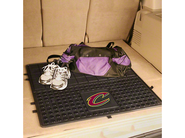 Molded Trunk Mat with Cleveland Cavaliers Logo (Universal; Some Adaptation May Be Required)