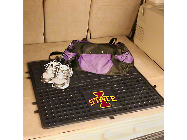 Molded Trunk Mat with Iowa State University Logo (Universal; Some Adaptation May Be Required)