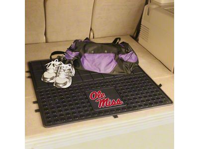 Molded Trunk Mat with Ole Miss Logo (Universal; Some Adaptation May Be Required)