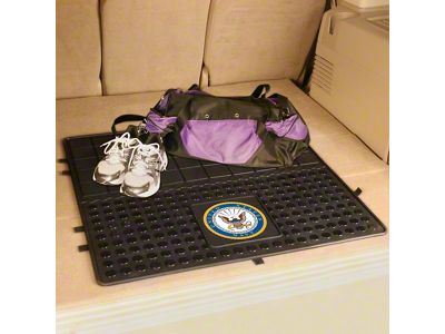 Molded Trunk Mat with U.S. Navy Logo (Universal; Some Adaptation May Be Required)