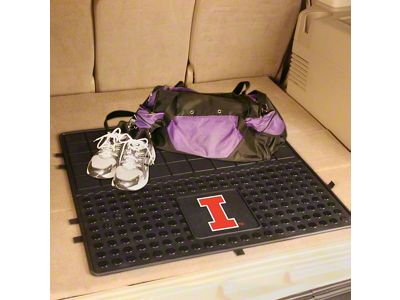 Molded Trunk Mat with University of Illinois Logo (Universal; Some Adaptation May Be Required)