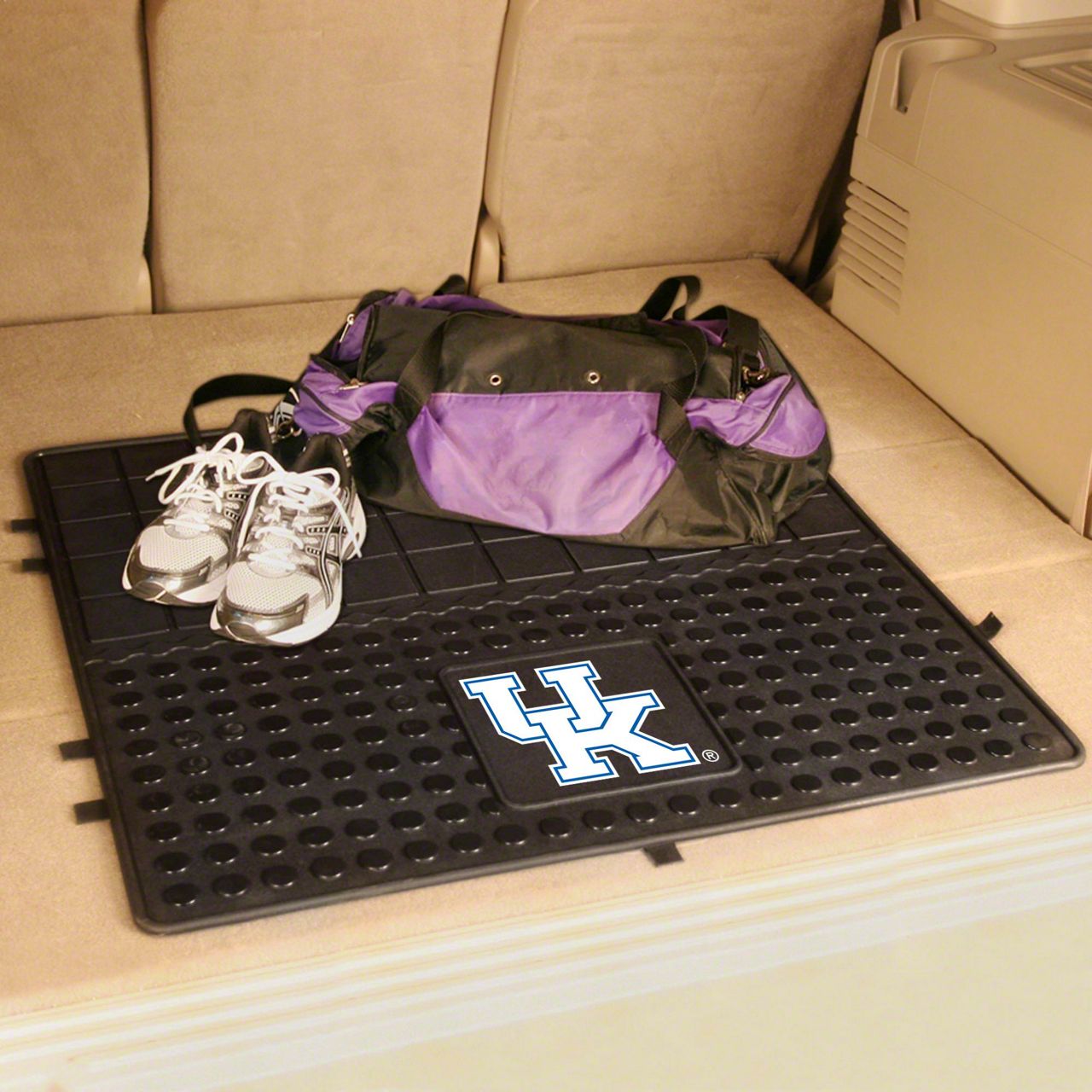 Molded Trunk Mat with University of Kentucky Logo (Universal; Some Adaptation May Be Required)