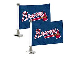 Ambassador Flags with Atlanta Braves Logo; Blue (Universal; Some Adaptation May Be Required)