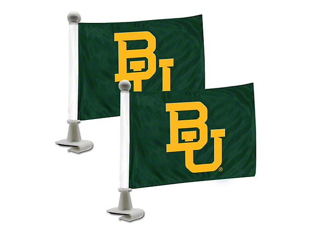 Ambassador Flags with Baylor University Logo; Green (Universal; Some Adaptation May Be Required)