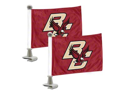 Ambassador Flags with Boston College Logo; Maroon (Universal; Some Adaptation May Be Required)