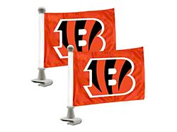 Ambassador Flags with Cincinnati Bengals Logo; Blue (Universal; Some Adaptation May Be Required)