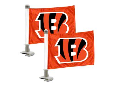 Ambassador Flags with Cincinnati Bengals Logo; Blue (Universal; Some Adaptation May Be Required)