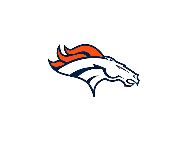 Ambassador Flags with Denver Broncos Logo; Blue (Universal; Some Adaptation May Be Required)