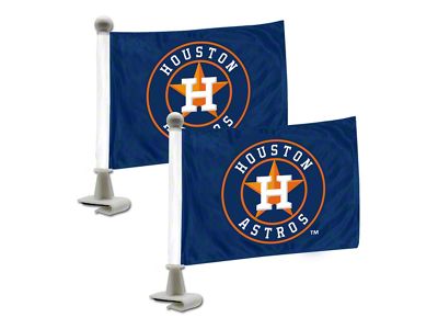 Ambassador Flags with Houston Astros Logo; Blue (Universal; Some Adaptation May Be Required)