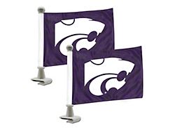 Ambassador Flags with Kansas State University Logo; Gray (Universal; Some Adaptation May Be Required)