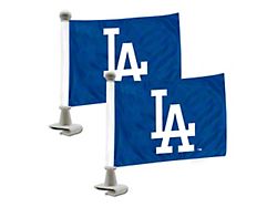 Ambassador Flags with Los Angeles Dodgers Logo; Blue (Universal; Some Adaptation May Be Required)