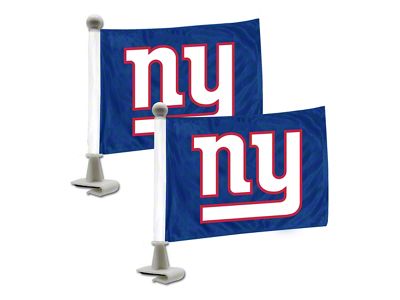 Ambassador Flags with New York Giants Logo; Black (Universal; Some Adaptation May Be Required)
