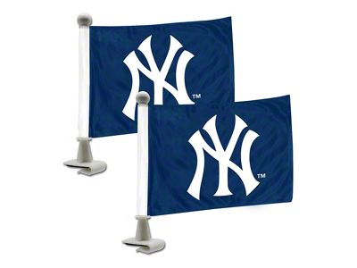 Ambassador Flags with New York Yankees Logo; Blue (Universal; Some Adaptation May Be Required)