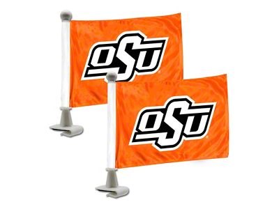 Ambassador Flags with Oklahoma State University Logo; Orange (Universal; Some Adaptation May Be Required)