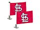 Ambassador Flags with St. Louis Cardinals Logo; Red (Universal; Some Adaptation May Be Required)