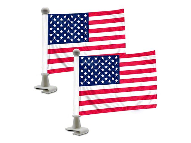 Ambassador Flags with United States, USA Logo; Red, White and Blue (Universal; Some Adaptation May Be Required)