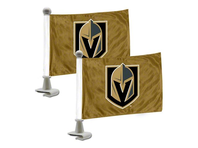 Ambassador Flags with Vegas Golden Knights Logo; Gold (Universal; Some Adaptation May Be Required)