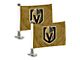 Ambassador Flags with Vegas Golden Knights Logo; Gold (Universal; Some Adaptation May Be Required)