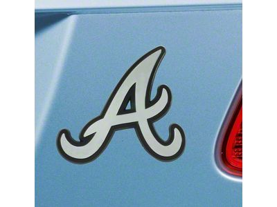 Atlanta Braves Emblem; Chrome (Universal; Some Adaptation May Be Required)