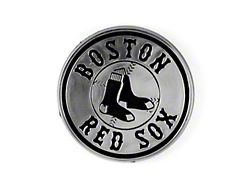 Boston Red Sox Molded Emblem; Chrome (Universal; Some Adaptation May Be Required)