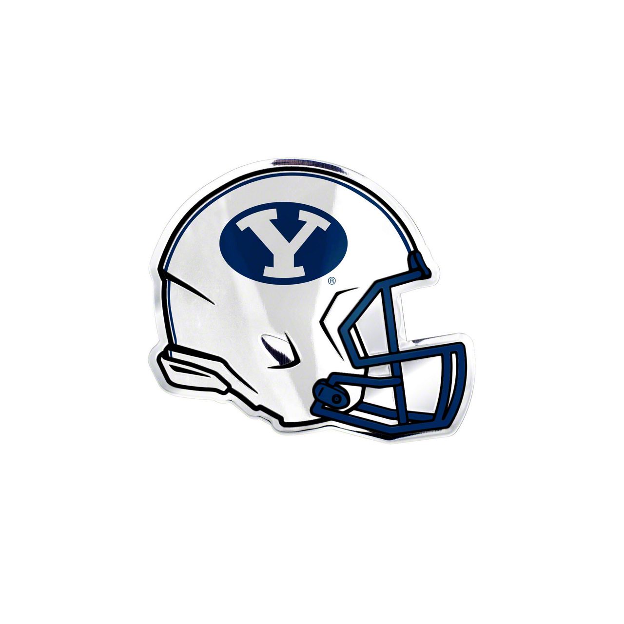 Tacoma BYU Embossed Helmet Emblem; Blue (Universal; Some Adaptation May ...