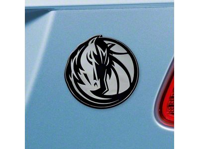 Dallas Mavericks Emblem; Chrome (Universal; Some Adaptation May Be Required)