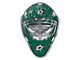 Dallas Stars Embossed Helmet Emblem; Green (Universal; Some Adaptation May Be Required)