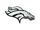Denver Broncos Molded Emblem; Chrome (Universal; Some Adaptation May Be Required)