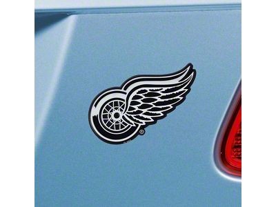 Detroit Red Wings Emblem; Chrome (Universal; Some Adaptation May Be Required)