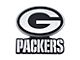 Green Bay Packers Emblem; Chrome (Universal; Some Adaptation May Be Required)