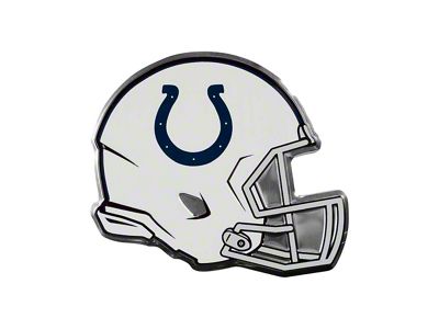 Indianapolis Colts Embossed Helmet Emblem; Blue (Universal; Some Adaptation May Be Required)