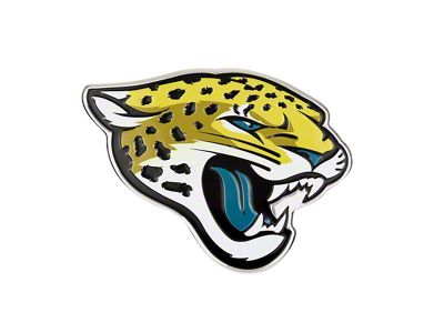 Jacksonville Jaguars Embossed Emblem; Teal (Universal; Some Adaptation May Be Required)