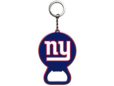 Keychain Bottle Opener with New York Giants Logo; Dark Blue