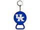 Keychain Bottle Opener with University of Kentucky Logo; Blue