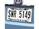 License Plate Frame with Cleveland Indians Logo; Navy (Universal; Some Adaptation May Be Required)