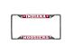 License Plate Frame with Indiana University Logo; Crimson (Universal; Some Adaptation May Be Required)