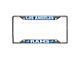 License Plate Frame with Los Angeles Rams Logo; Blue (Universal; Some Adaptation May Be Required)