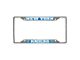 License Plate Frame with New York Knicks Logo; Chrome (Universal; Some Adaptation May Be Required)