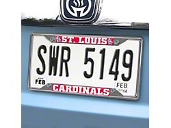 License Plate Frame with St. Louis Cardinals Logo; Navy (Universal; Some Adaptation May Be Required)