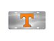 License Plate with University of Tennessee Logo; Stainless Steel (Universal; Some Adaptation May Be Required)