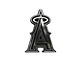 Los Angeles Angels Molded Emblem; Chrome (Universal; Some Adaptation May Be Required)