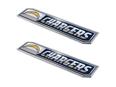 Los Angeles Chargers Embossed Emblems; Blue (Universal; Some Adaptation May Be Required)