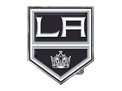 Los Angeles Kings Embossed Emblem; Black (Universal; Some Adaptation May Be Required)