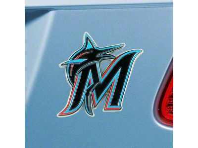 Miami Marlins Emblem; Black (Universal; Some Adaptation May Be Required)